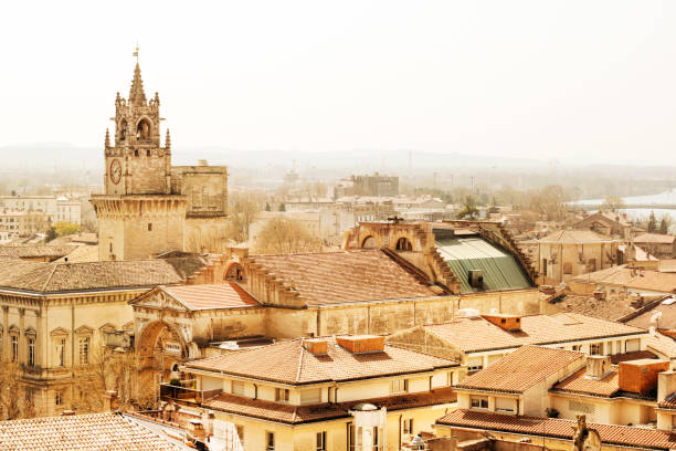 The old city of Avignon in Provence, Southern France