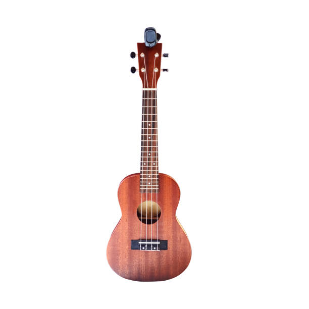 istock Ukulele, isolated on a white background. Classic ukulele, small wooden guitar 1470266574