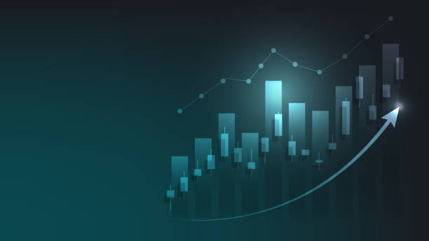 istock finance and business background. bar chart and candlestick chart show stock market trading price 1470266922
