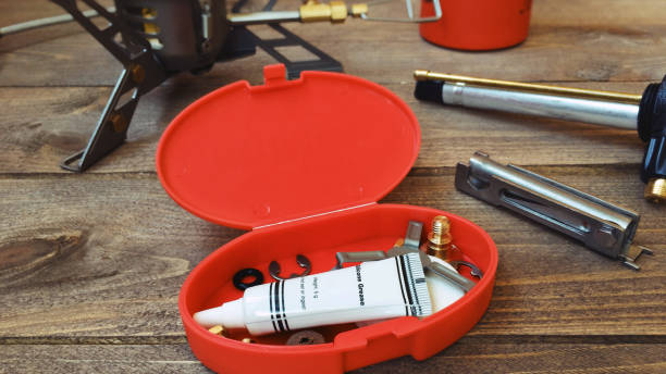 istock Repair kit for tourist stove 1470268672