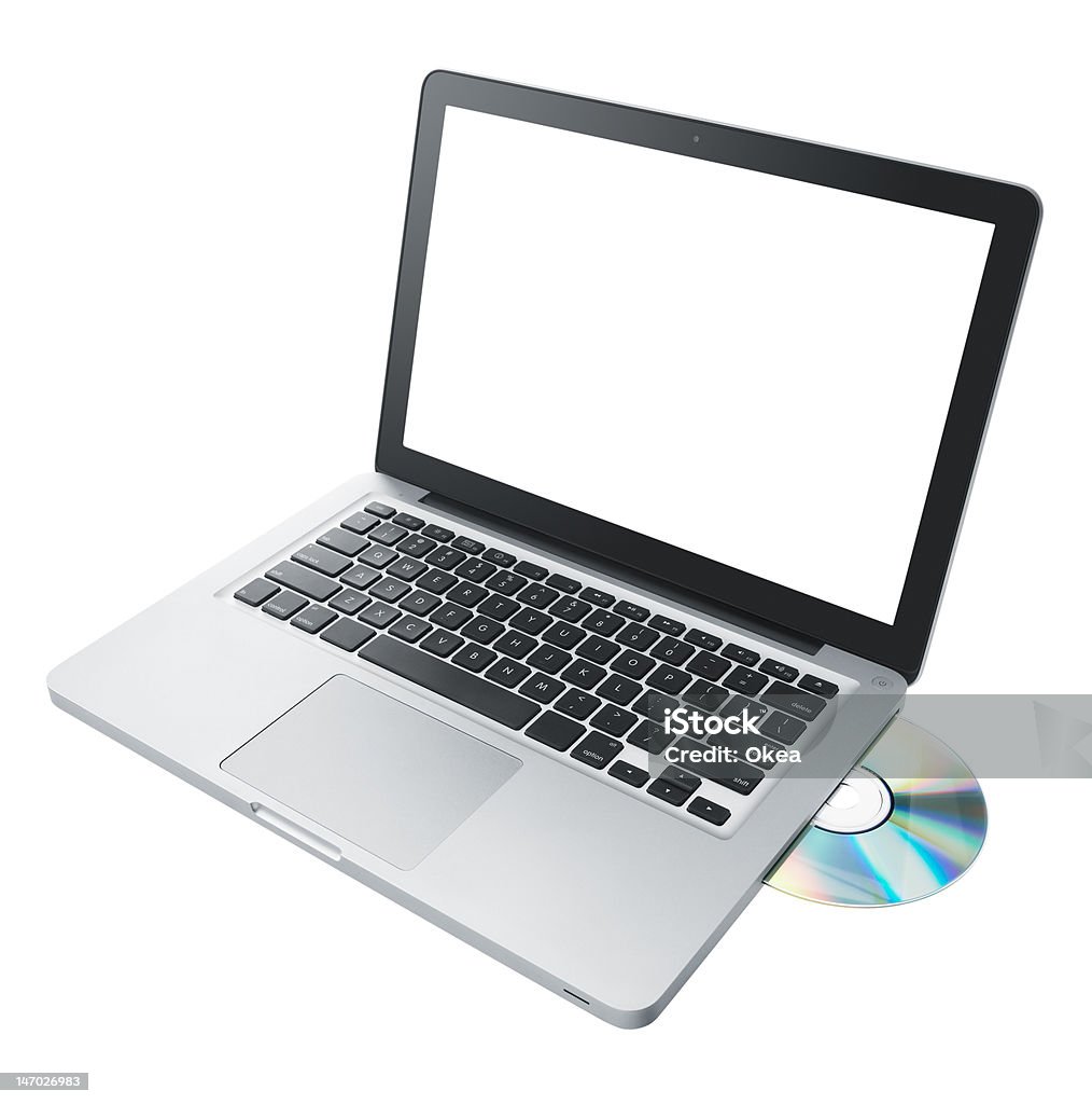 computer laptop computer isolated on white background Black Color Stock Photo