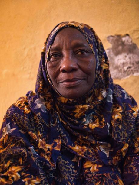 istock Old african woman posing 1470270341