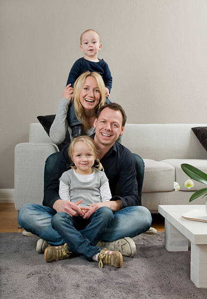 istock Young happy family 147027057