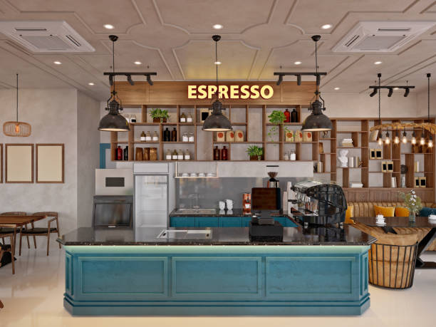 istock 3d render of coffee shop, espresso cafe 1470270917