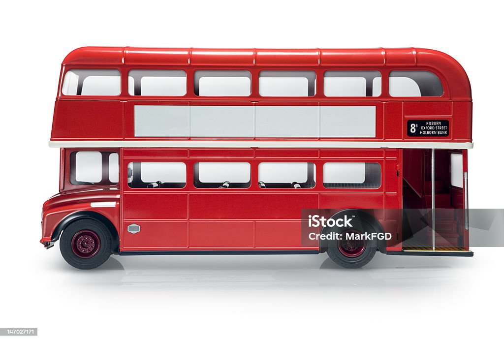 Ônibus londrino - Foto de stock de Ônibus royalty-free