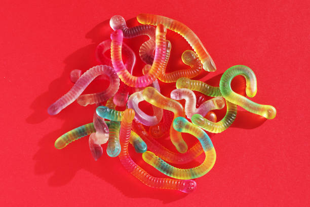 istock Colorful gummy worms 1470273472