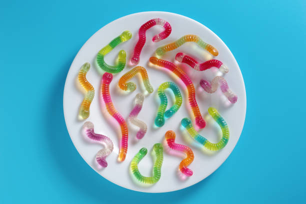 istock Colorful gummy worms 1470273481