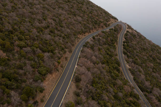 istock Aerial view of the empty bend 1470276214