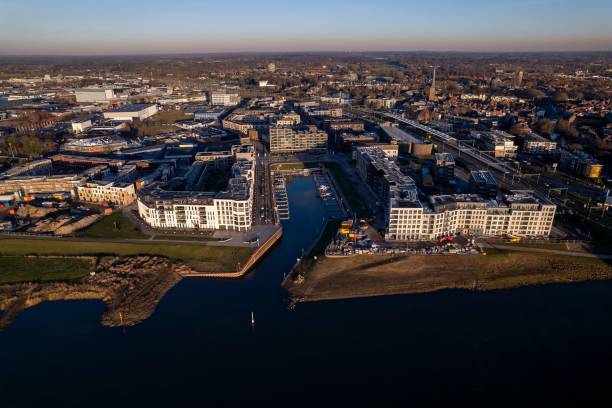 istock Aerial housing real estate, architecture and engineering concept 1470278354