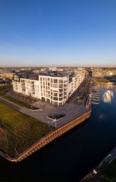 istock Aerial housing real estate, architecture and engineering concept 1470278357