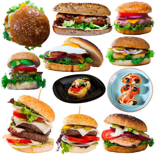 istock Collection of various fast food dishes 1470280324