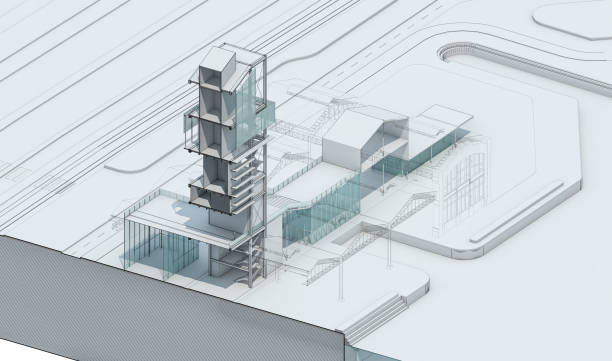 istock 3d render sectioned axonometric of tower in port harbour architectural design 1470280823