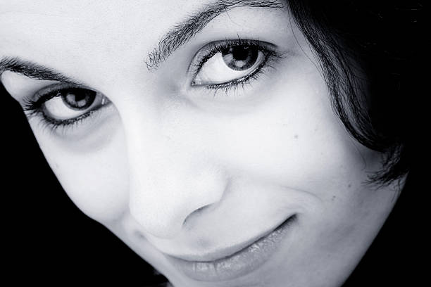 istock Woman with green eyes 147028216
