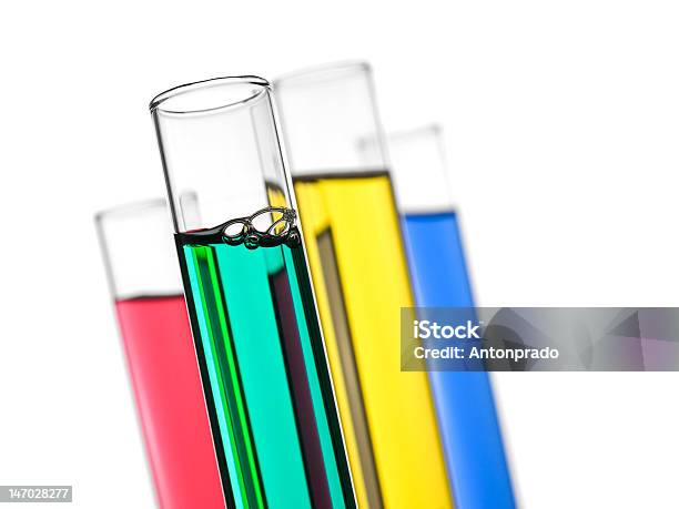 Test Tubes Stock Photo - Download Image Now - Blue, Chemistry, Cut Out