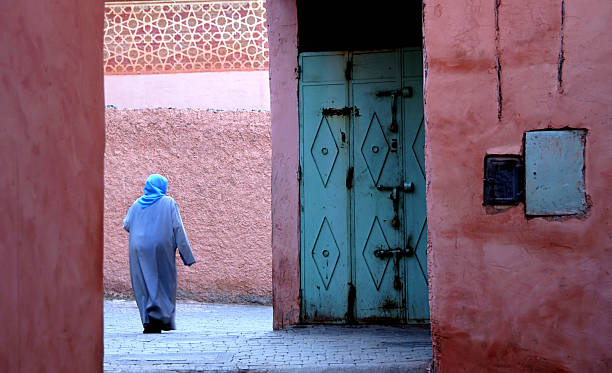 istock Moroccan woman in djellaba 147028420