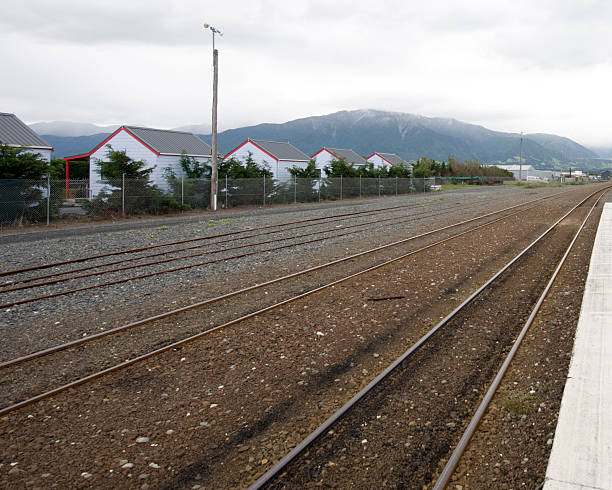 istock Railway Tracks at Kaikoura 147029253