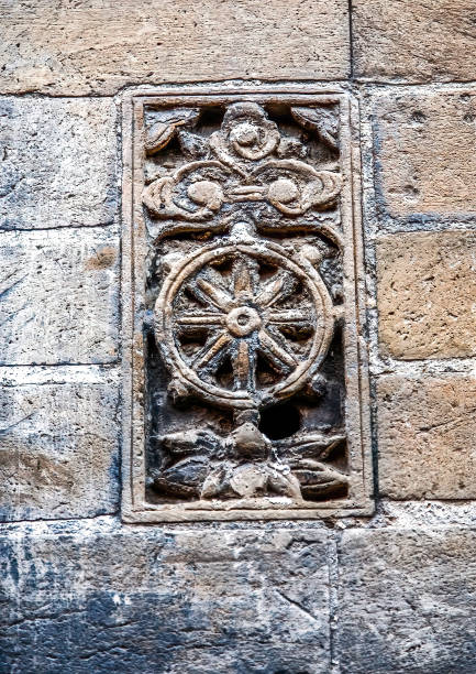 istock Buddhist Wheel Wall Fayuan Temple Beijing China 1470293680