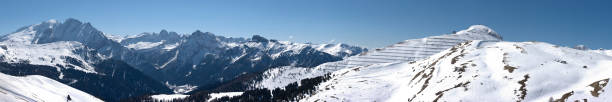 istock Panoramic view from Sass Pordoi, Dolomites, Italian Alps, Italy 147029715