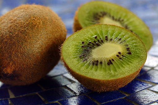 Kiwi fruit ready to eat.