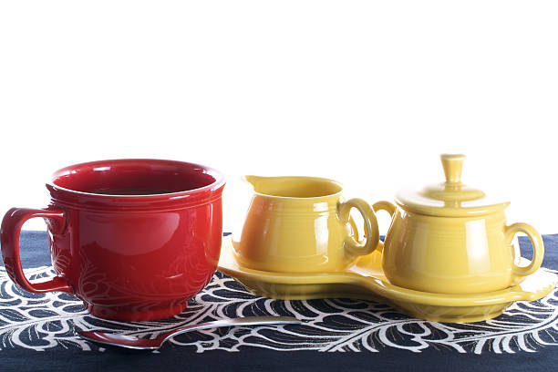 istock coffee in fiestaware 147029775