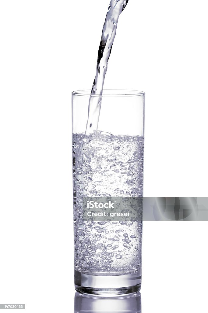 Vaso de agua - Foto de stock de Agua libre de derechos