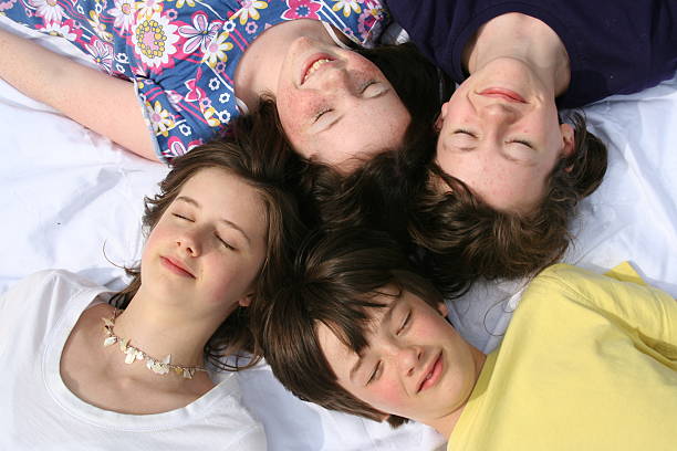 istock Friends relaxing in the sun. 147030621