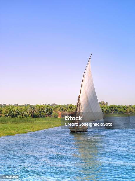 Feluka Navegación En Nilo Foto de stock y más banco de imágenes de Río Nilo - Río Nilo, Agua, Aire libre