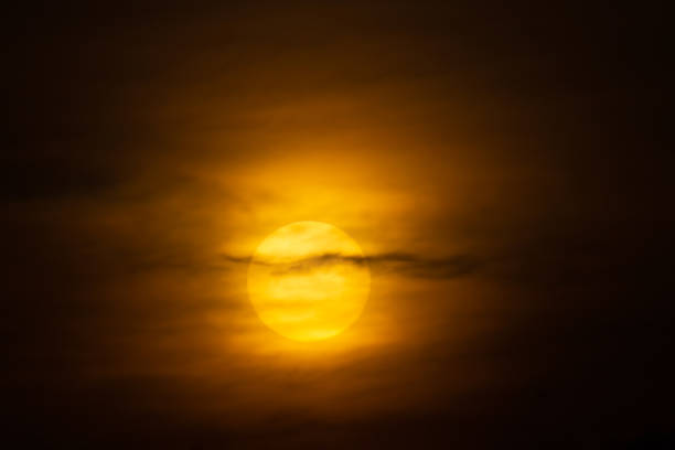 Sunset and clouds passing in front of my sun