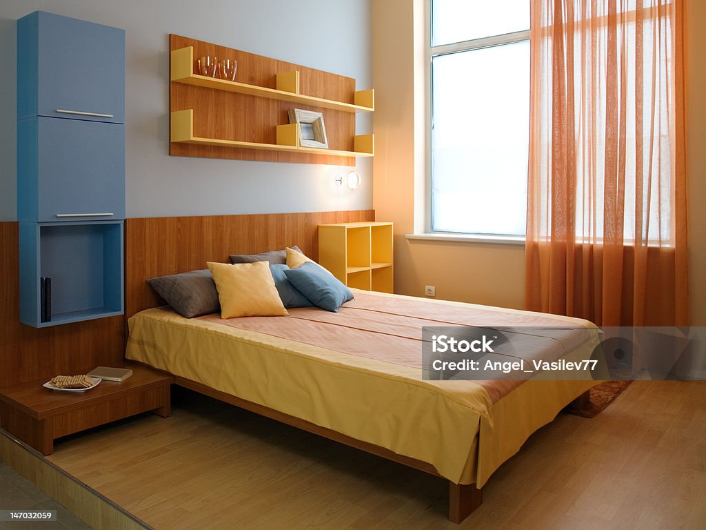 Moderno quarto interior design. - Royalty-free Apartamento Foto de stock