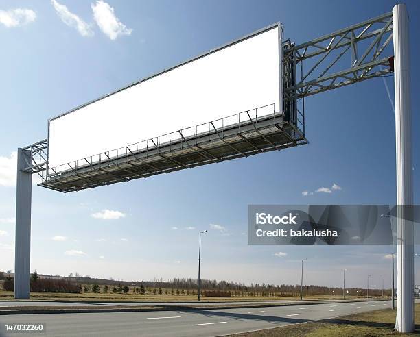 Billboard Stock Photo - Download Image Now - Billboard, Blank, Blue