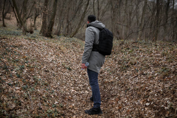 istock Hiking In The Woods 1470322621