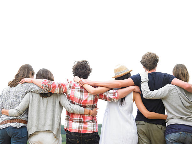 istock Rear View of Friends Hugging 147032333