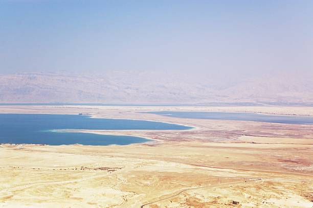 istock Dead sea and Judea desert 147032435