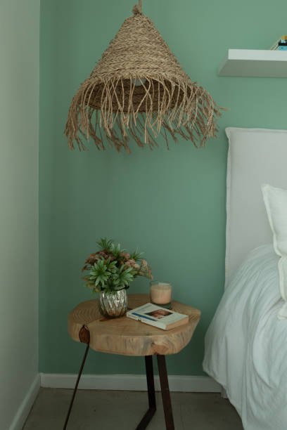 istock Corner of a decorated bedroom 1470330878