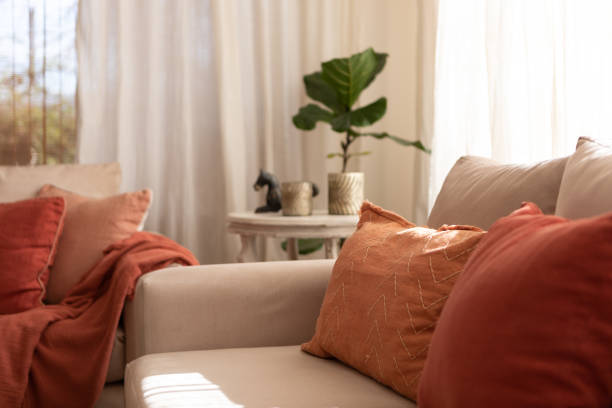 istock Decorated living-room's corner 1470331060