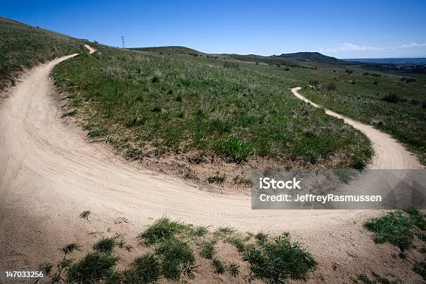 Sentiero Percorso Di Sporco - Fotografie stock e altre immagini di Ambientazione esterna - Ambientazione esterna, Boise, Ciclismo