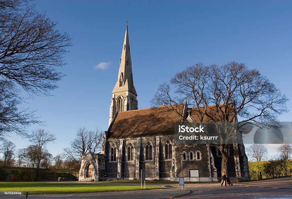 Gotische Kirche in Kopenhagen - Lizenzfrei Alt Stock-Foto