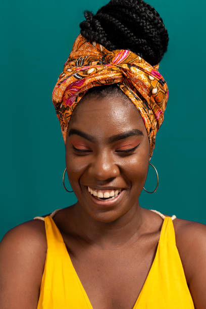 istock Beautiful young woman in vertical portrait 1470334879