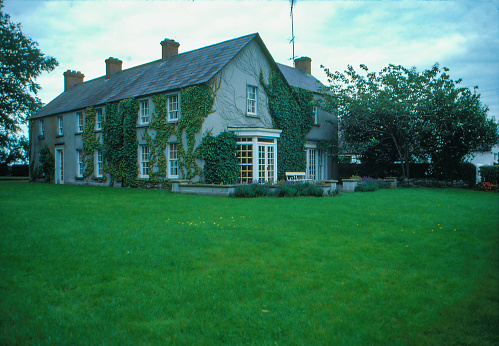 1980s old Positive Film scanned, Gainestown house, Mullingar, County Westmeath, Ireland.