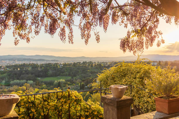 Florence Tuscan landscape from Fiesole