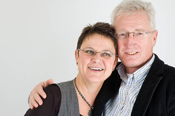 istock Happy senior couple 147034551