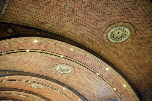 Brick vaulted ceiling