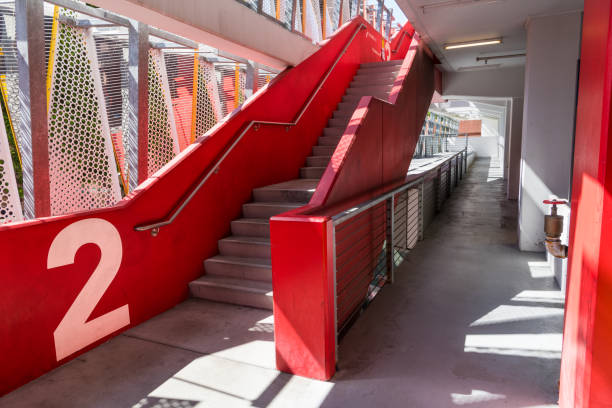 Railroad Station Stairs Tunnel