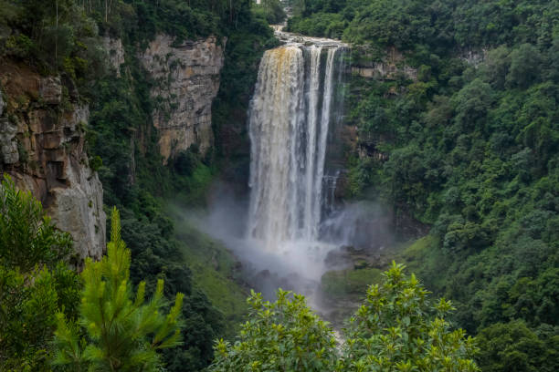 istock Karkloof waterfall in midlands meander KZN 1470353571