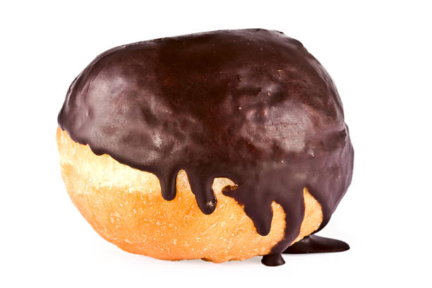 istock Dessert, doughnut in chocolate glaze 147035417