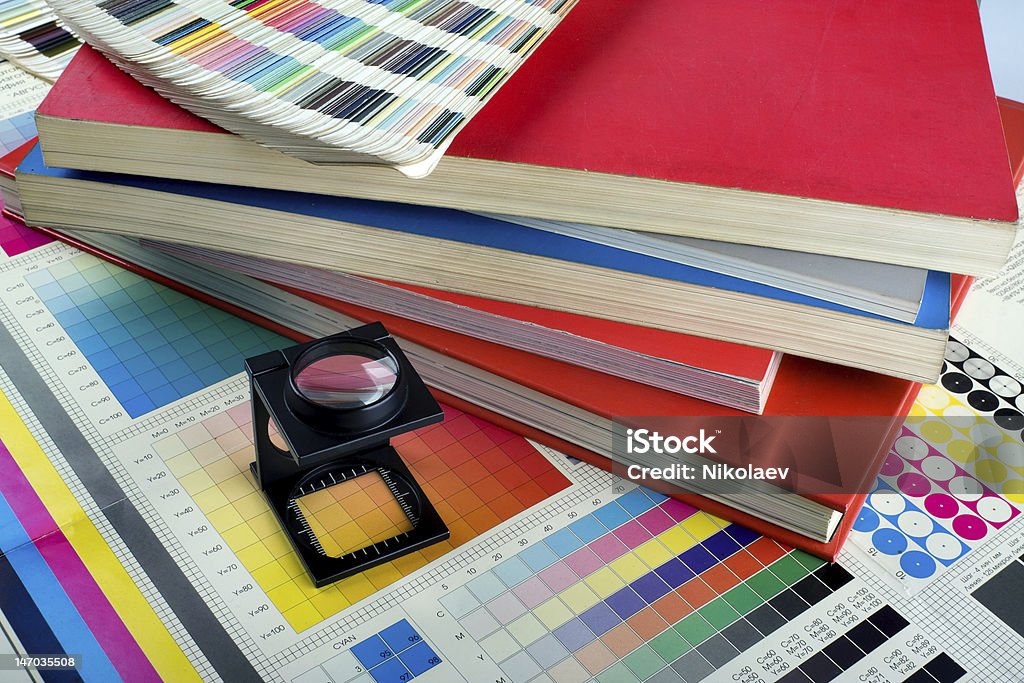 Color management-set - Lizenzfrei Computerausdruck Stock-Foto