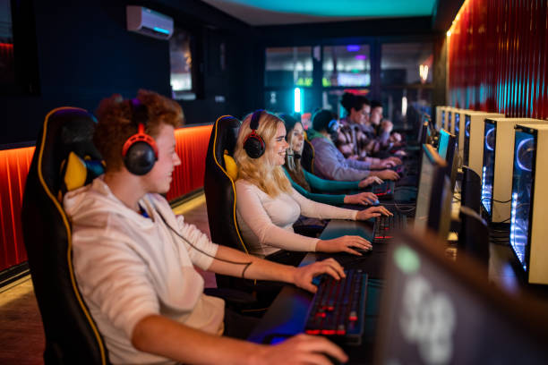 istock Gamers on tournament 1470357114