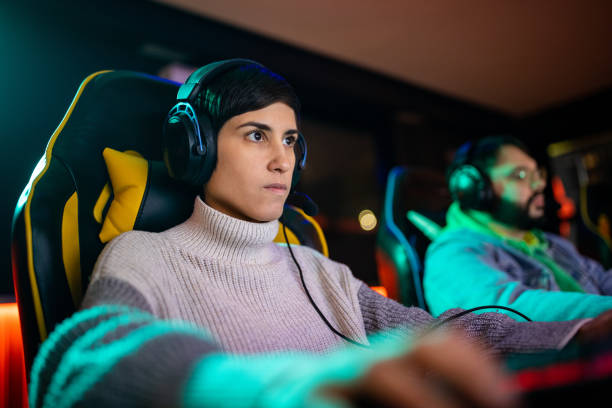 istock Friends playing esports game 1470359615