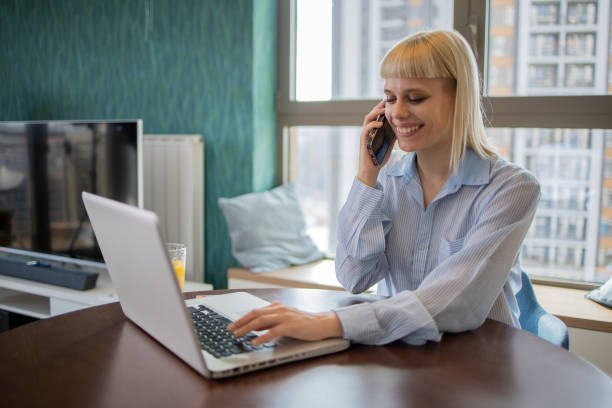 istock Entrepreneur is running her online business 1470360472