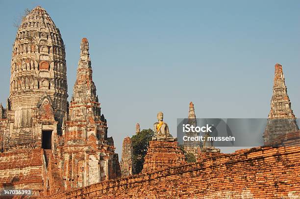 Wat Chiawatthaharam In Ayutthaya Thailand Stockfoto und mehr Bilder von Architektur - Architektur, Asien, Ayutthaya